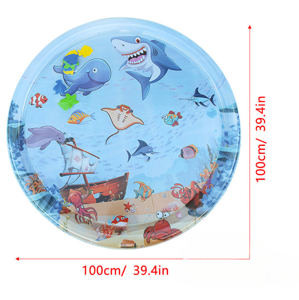 Inflatable Baby Tummy Time Water Mat