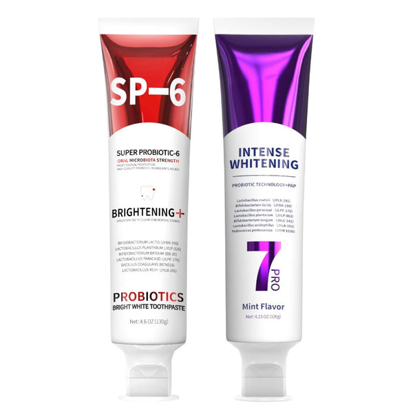 Probiotic Whitening Toothpaste Duo SP-6 Brightening& 7-Pro Intense