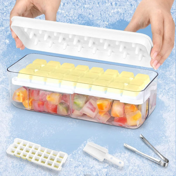 5-in-1 Ice Cube Tray Set – Easy-Release & Multi-Purpose Freezing Solution