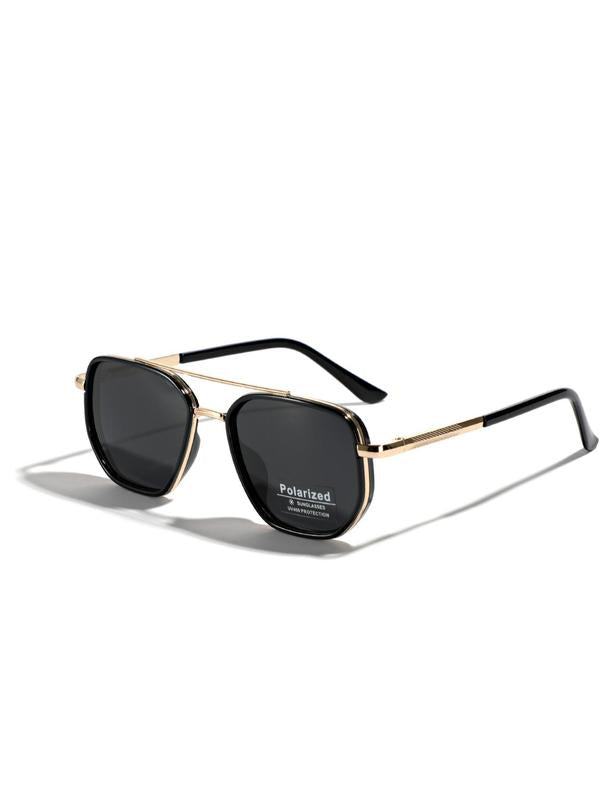 Retro Double Bridge Polarized Sunglasses