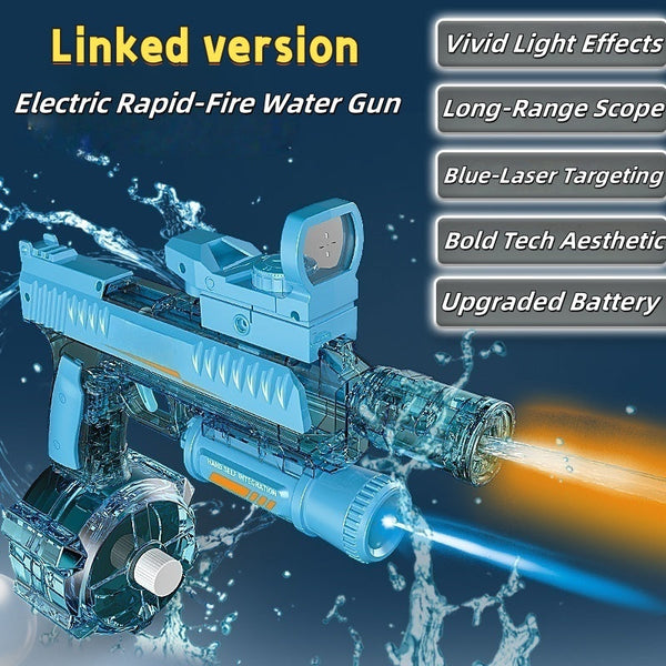Electric Rapid-Fire Water Blaster – Full-Auto Summer Fun