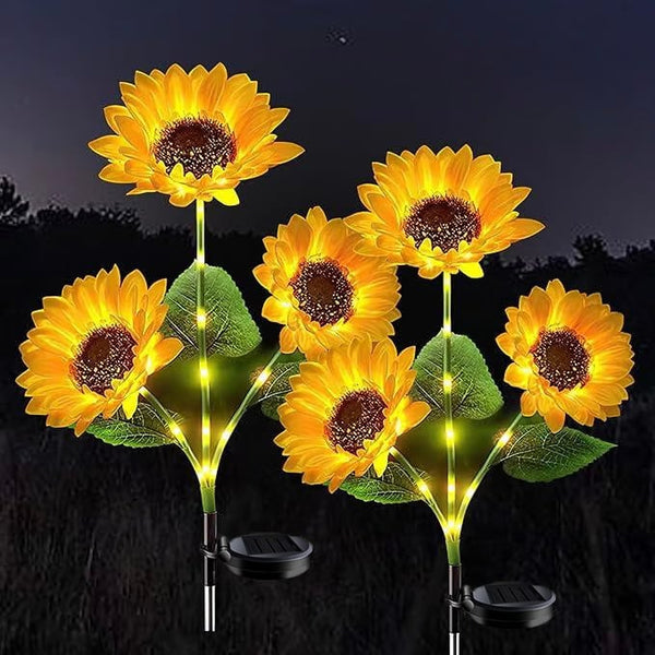 Solar LED Sunflower Garden Lights